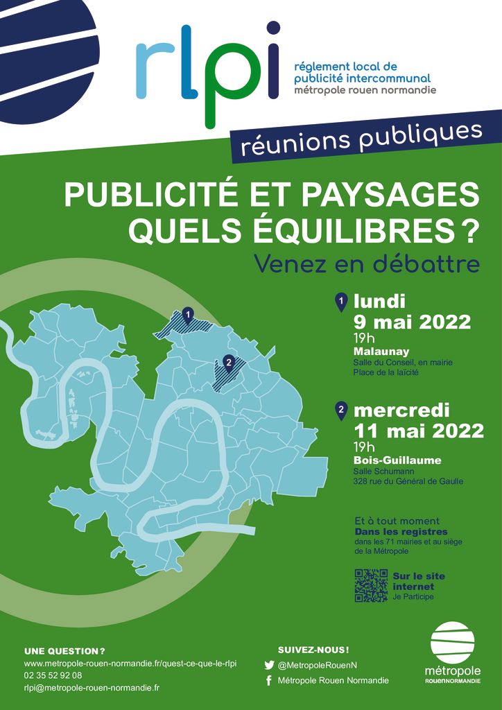 Lélaboration du Règlement Local de Publicité intercommunal RLPi est